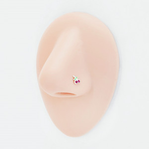 Нострила гвоздик 0,5 мм. Вишенки. NCHCB