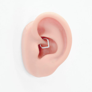 Кольцо-капля сегментное 1,2 мм кликер с кристаллами. HSEG13