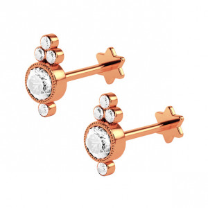 Интернал-лабрета 1,2 мм. Кристалл. ILSR2405