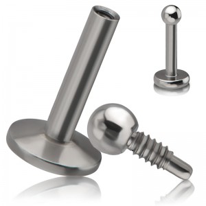 Интернал-лабрета 1,2 мм. Накрутка шарик. LBIC85