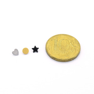 Интернал-накрутка для микродермалов и пирсинга с стержнем 1,6 мм Звезда. IE1002