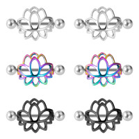 Украшение для пирсинга соска. Лотос. SNP7843