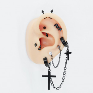 Серьга 1,2 мм. Fuck. C4058