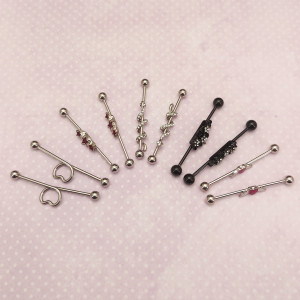 Штанга индастриал 1,6 мм. Звезды. BI953