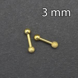 Штанга 1,2 мм. "Сахарный" шарик. BB0661