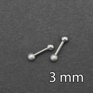 Штанга 1,2 мм. "Сахарный" шарик. BB0661