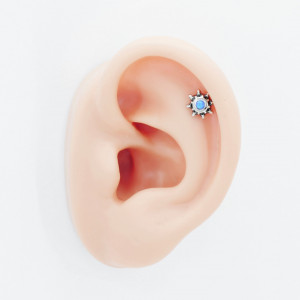 Штанга 1,2 мм. Вставка - опал. BBSO164