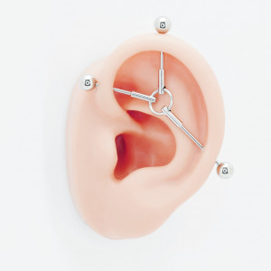 Штанга 1,2 мм для трех проколов (набор). BB2304