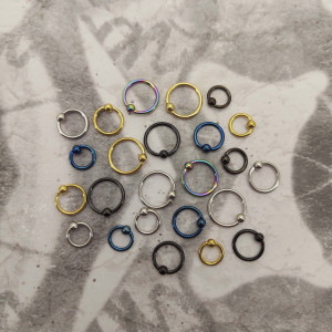 Кольцо 1,2 мм. Титан. BCRTi16