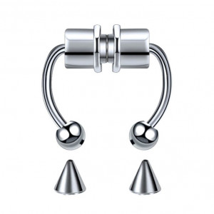 Клипса для имитации пирсинга септума магнитная. SEPRM01
