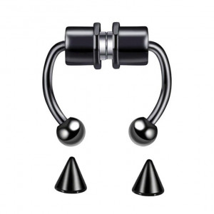 Клипса для имитации пирсинга септума магнитная. SEPRM01