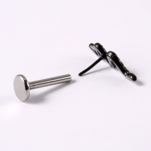 Лабрета 1,2 мм Push-in (без резьбы). Змея. IL6370