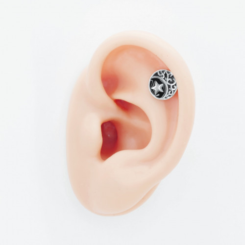 Серьга 1,2 мм. Звезда. C1806