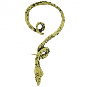 Кафф Змея, бронза, золото. KF363