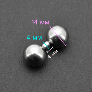 Штанга 4 мм короткая для пирсинга. BBM6